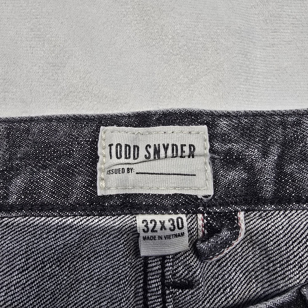 Todd Snyder Selvedge Denim Jeans Men Size 32x30 Grey - Picture 2 of 14